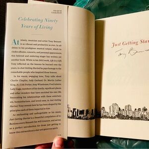 “Just Getting Started “ Tony Bennett
signing before NYC Barnes and Noble